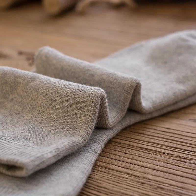 1 пара Новые повседневные мужские носки Осень зима толстые теплые одноцветные