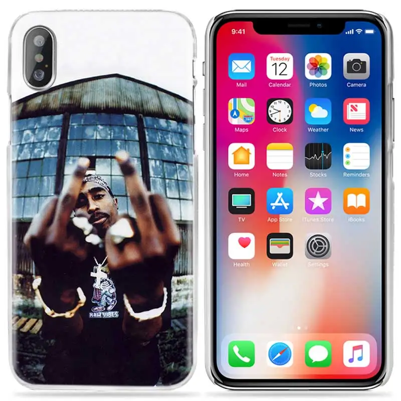 03 Чехол для iPhone XS Max XR X 10 7 7S 8 6 6S Plus 5S SE 5 4S 4 5C Прозрачный жесткий пластиковый 11 чехол для телефона 2Pac Tupac Amaru Shakur - Цвет: 03