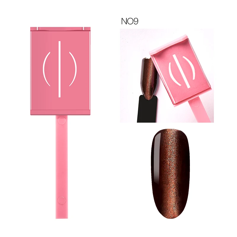 Стойкая магнитная палочка для ногтей розовый эффект кошачьих глаз 3D магнит