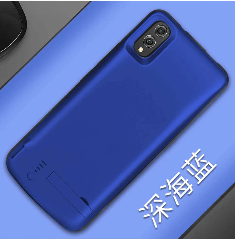 6500 мАч USB чехол для huawei Honor 8X ударопрочный аккумулятор зарядное устройство чехол с источником питания резервного копирования зарядки Банк питания Стенд Крышка