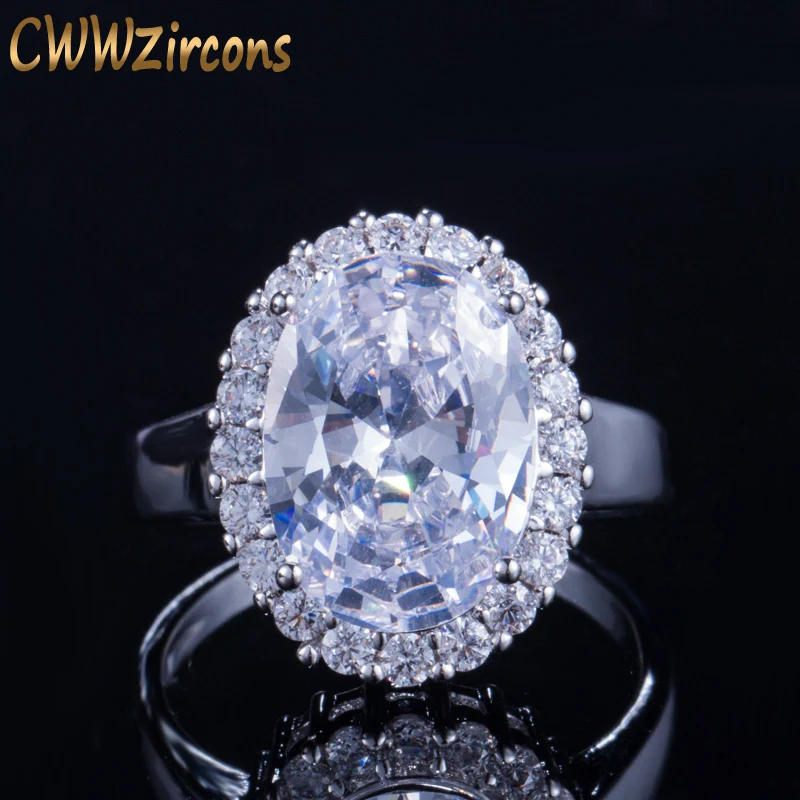 Обручальное кольцо с фианитом 6 карат R071|halo engagement rings|engagement ringengagement ring brand |