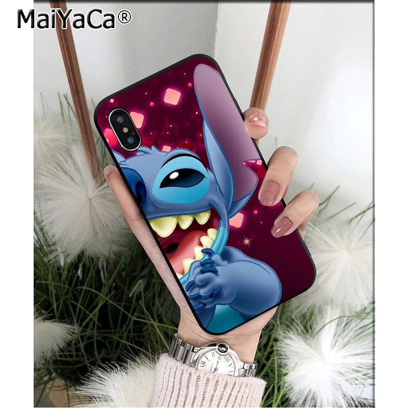 A8 MaiYaCa мультфильм Лило Ститч клиент высокое качество чехол для телефона для Apple iPhone 8 7 6 6S Plus X XS MAX 5 5S SE XR Чехол для мобильного телефона - Цвет: A8