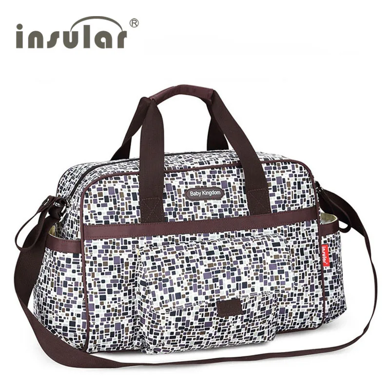 

Diaper Bag Colorful-plaid Large-capacity Mummy Handbag Maternity Shoulder Bag Baby Nappy Bags on Stroller