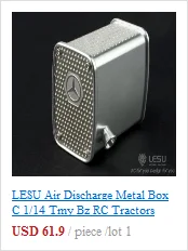 LESU металлическая Батарейная коробка Воздушный бак Deco 1/14 Tmy MAN RC Тягач Модель TH02352