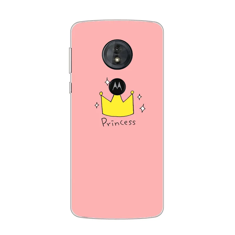 Чехол для Motorola Moto g7 play силиконовый чехол мягкий из ТПУ с изображением короны и