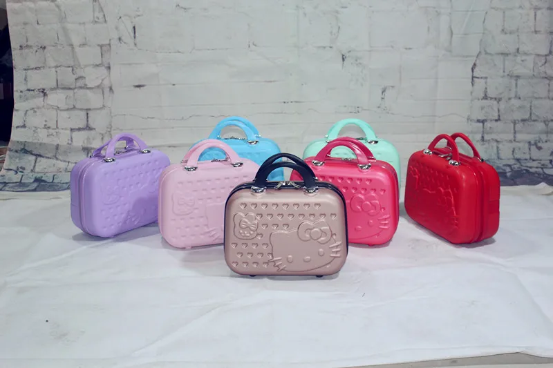 Neceser hello kitty Ms. косметический чехол/Сумка для макияжа для деловых поездок чехол для костюма/чехол для костюма с героями мультфильмов для девочек/чехол для костюма для студентов