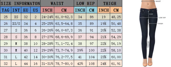 Узкие женские джинсы Alice & Elmer со средней посадкой для девочек эластичные брюки|women