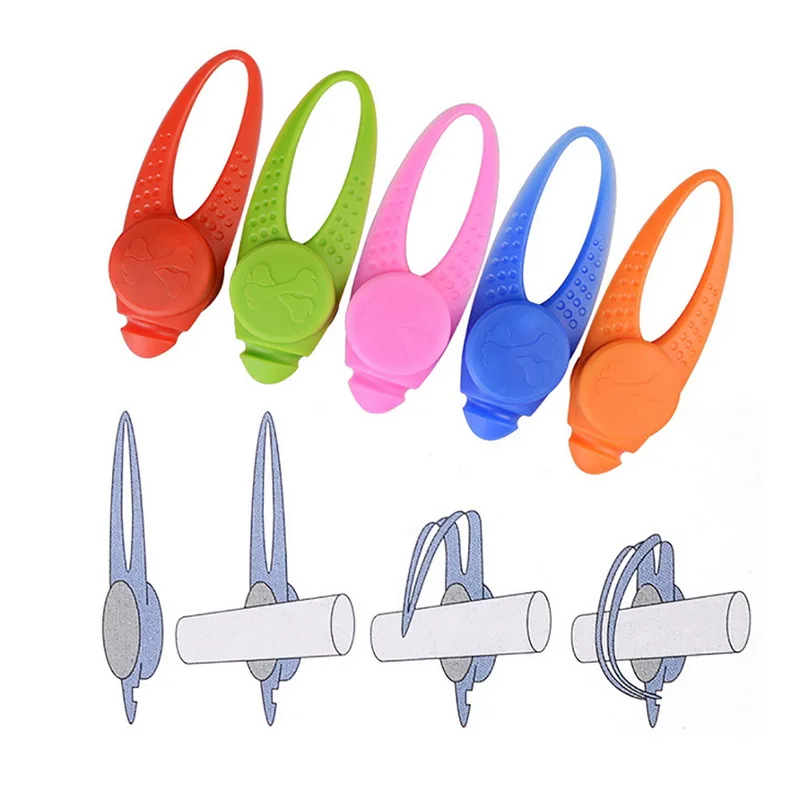 Hoomall 1 шт. ошейник Тедди Чихуахуа резиновый для собаки с красочными светодиодными