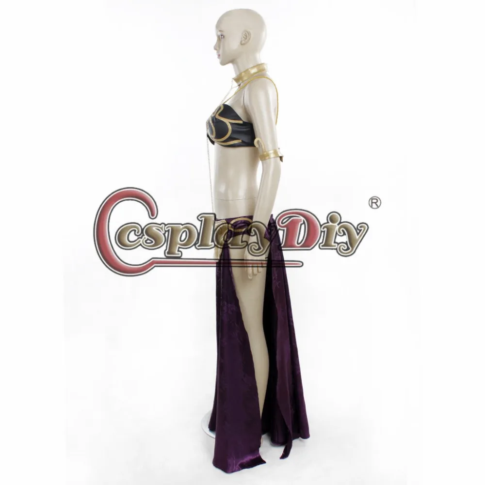 Косплей DIY КИНО Звездные войны Принцесса Leia платье рабыни для взрослых женщин