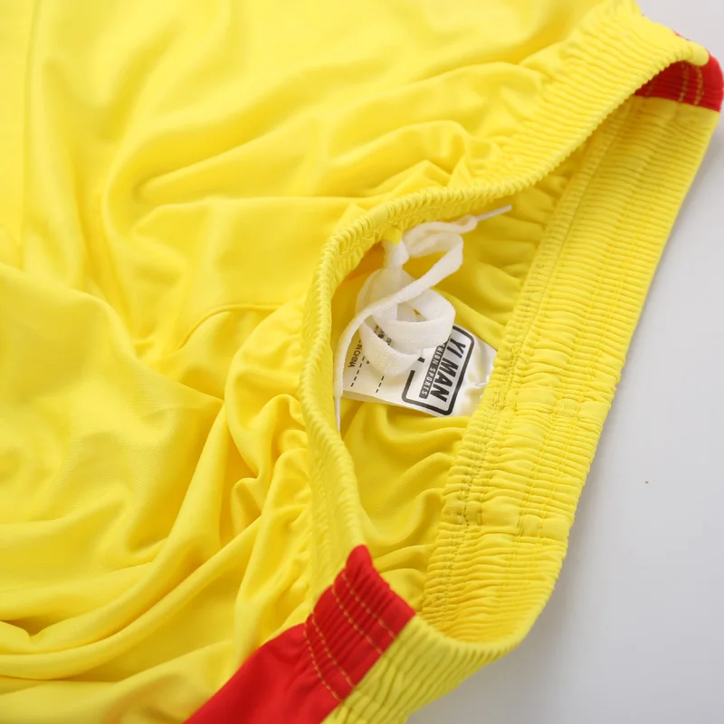 Красный Мужской Тренировочный Джерси с коротким рукавом Дышащие Беговые наборы