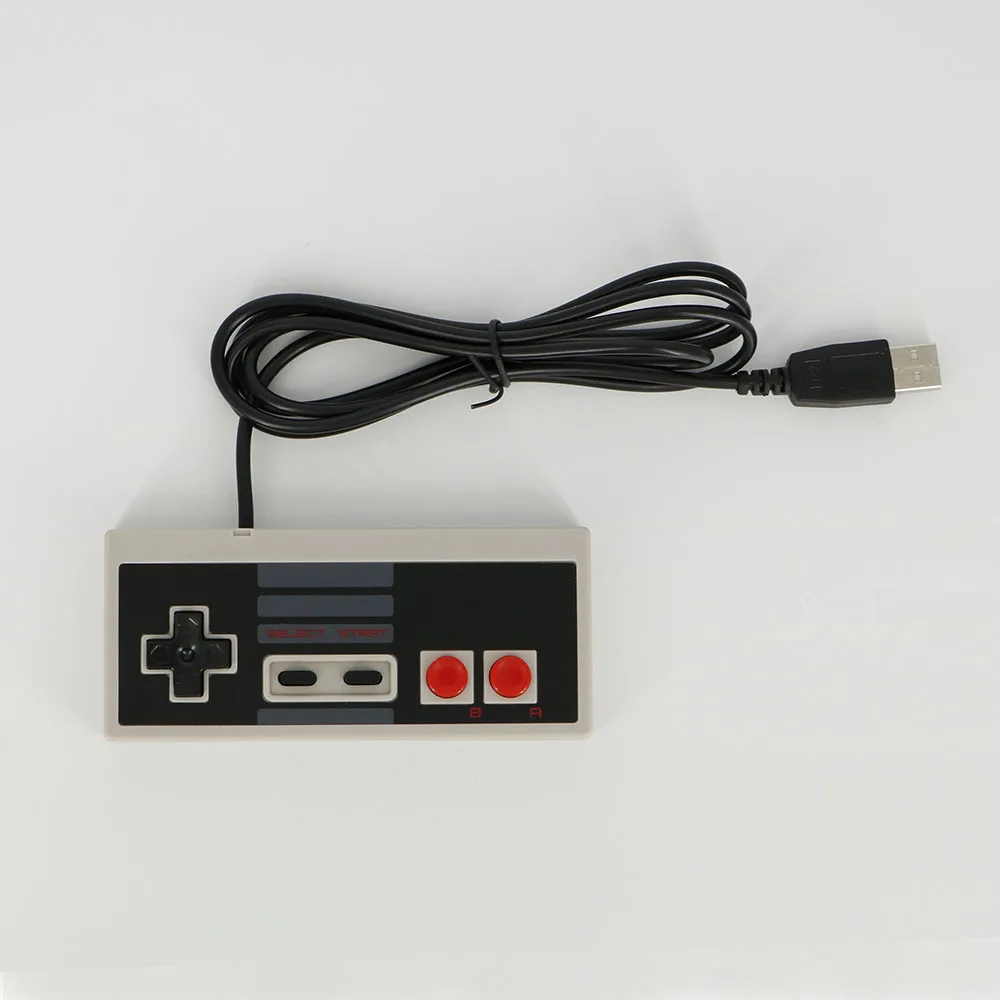 Пластиковый USB контроллер 10 шт./лот 8 бит игровой геймерский джойстик для NES Windows ПК