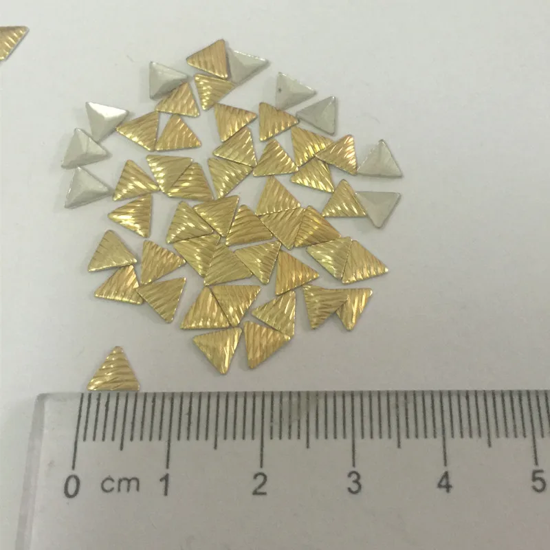 100 шт. 6 мм шпильки для горячей фиксации металлические режущие треугольные