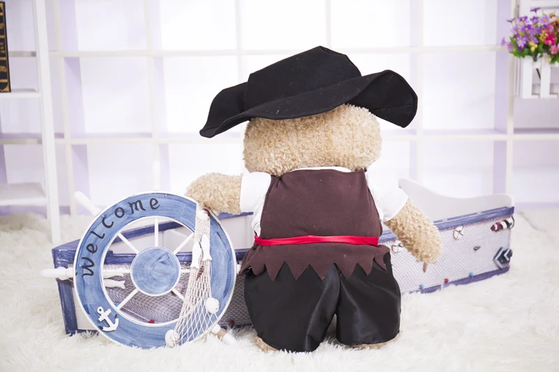 Милая дешевая одежда с изображением пирата Теда Супермена плюшевый мишка