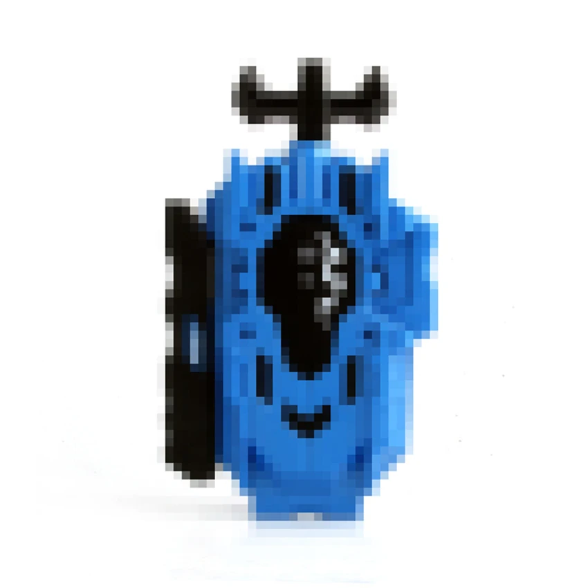 Sky blue 26 стилей металлический Bayblade Burst Launcher игрушки Арена трещит гироскоп излучатель Heobbies классический для детей лезвие - Color: Sky blue