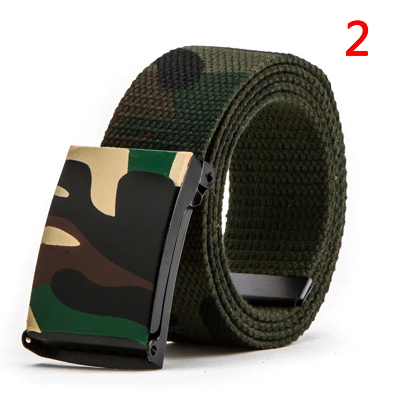 1 шт. Камуфляжный холщовый ремень повседневный напечатанный граффити поясные