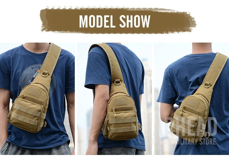 Уличные сумки Оксфорд рюкзак тактический Molle нагрудный пакет один Слинг Сумка через плечо сумка для альпинизма походная сумка