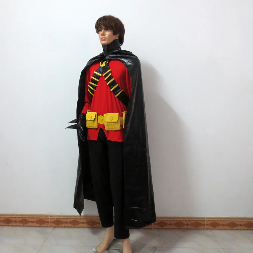 Красный Робин Тим Дрейк Дамиан Рождественская вечеринка Хэллоуин униформа наряд