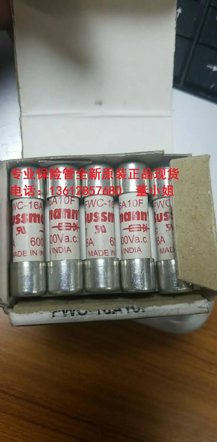 BUSSMANN FWC 25A10F 6A10F 10A10F 16A10F 10X38MM 600V Предохранитель новый оригинальный|Аксессуары для