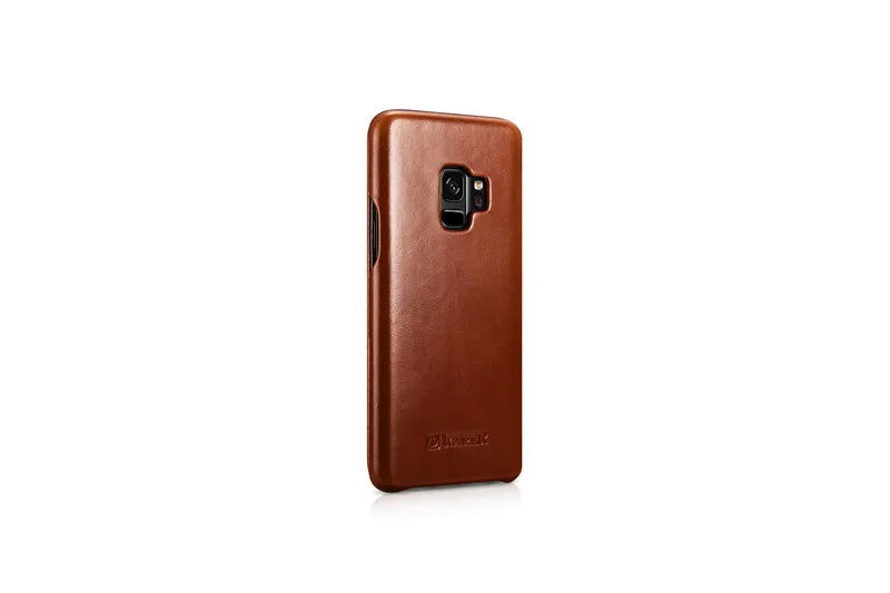 ICarer для samsung Galaxy S10 S10+ S9 S9+ Plus Note8 Note 9 изогнутый край винтажная серия чехол из натуральной кожи