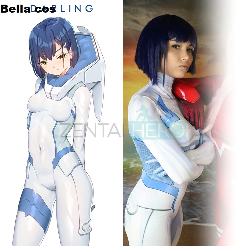 DARLING в FRANXX Ичиго карнавальный костюм лайкра/спандекс материал комбинезоны/одним