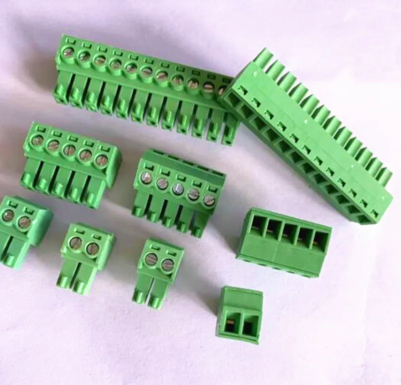 20 комплектов вставной PCB терминал 2EDGK расстояние 3 81 мм 2P 3P 4P ~ 24P MC1.5 Феникс