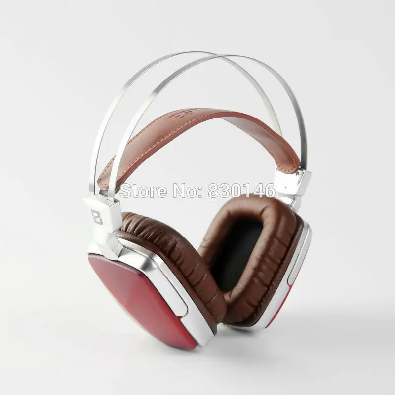 Высококачественные наушники HiFi Wooden 50mm с динамическим металлическим монитором из