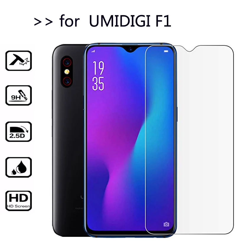 UMIDIGI F1 Закаленное стекло Защитная пленка для F1/UMI защитное | Мобильные телефоны и