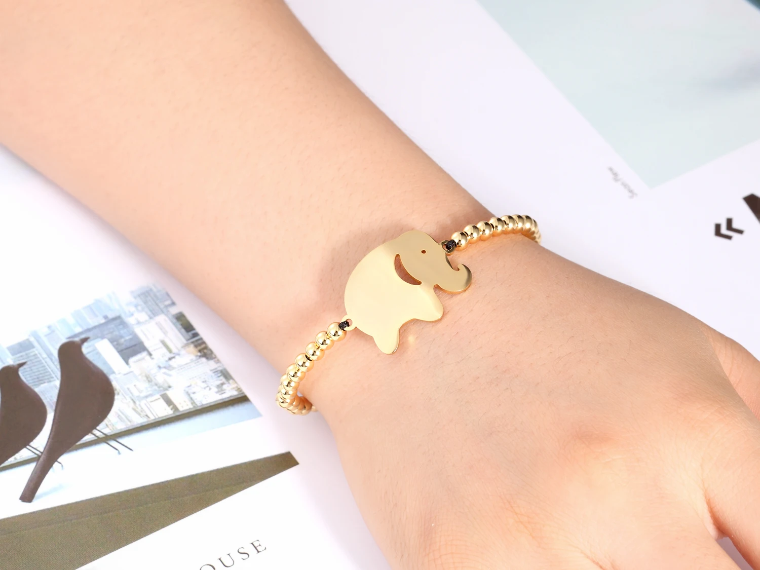 Ювелирные изделия из нержавеющей стали браслеты с бусинами гигантские