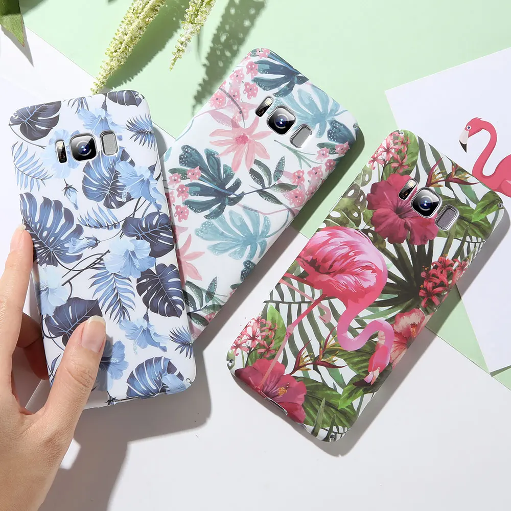 KISSCASE цветной чехол для телефона с тропическими листьями Huawei Mate 20 Lite P Smart P20 Pro