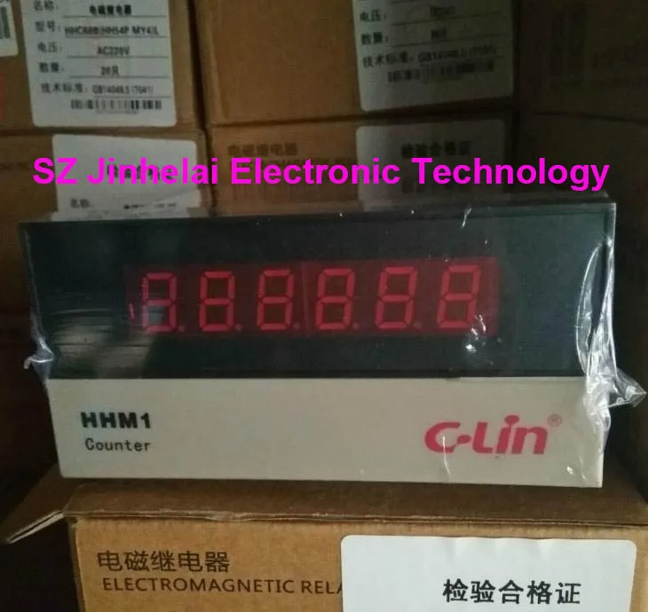 

HHM1 New and original C-Lin COUNTING RELAY AC220V, Accumulative total meter coun ter No output control