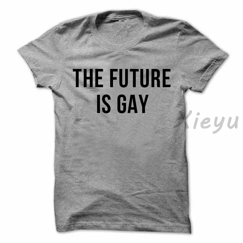 The Future is Gay футболка лесбийская одежда для геев с равными правами футболки |