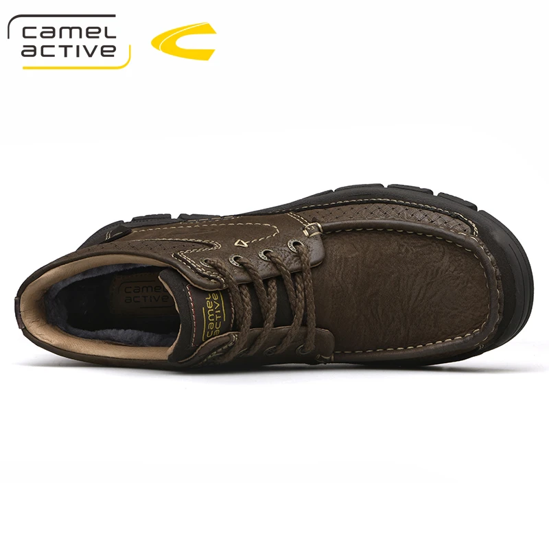 Camel Active New High-Top Hiking Shoes Men Breathable Wear-resistant Outdoor Sports Walking Trekking Mountain Climbing Boots | Спорт и