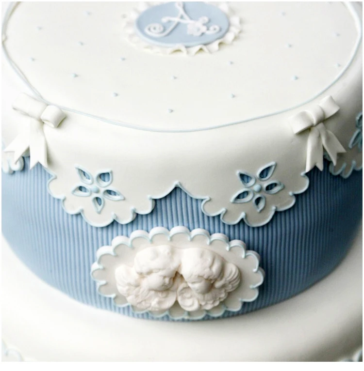 3 шт./лот листьев Кружево отверстия печенья помадка инструмент для украшения