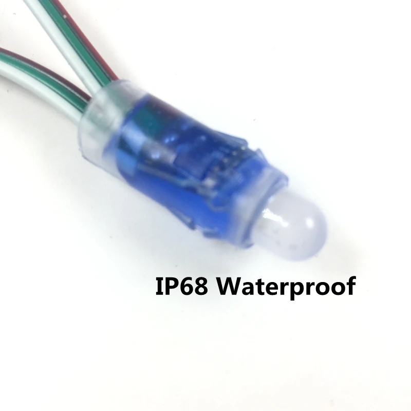 Светодиодный модуль WS2811 2811 IC 100 шт./лот 12 мм полноцветный пиксельный светодиодный
