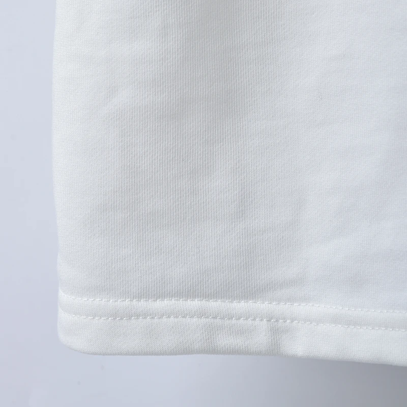 Хлопковая футболка с короткими рукавами и круглым вырезом в Корейском стиле