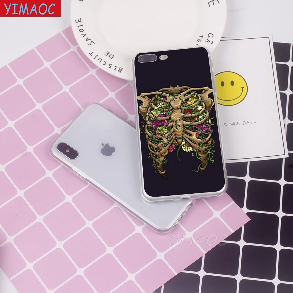 YIMAOC дизайн человека анатомия сотовый мягкий чехол ТПУ силиконовый для iPhone 8 7 6 6S