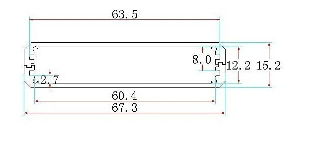 1 шт. бесплатная доставка небольшие алюминиевые корпуса для электроники