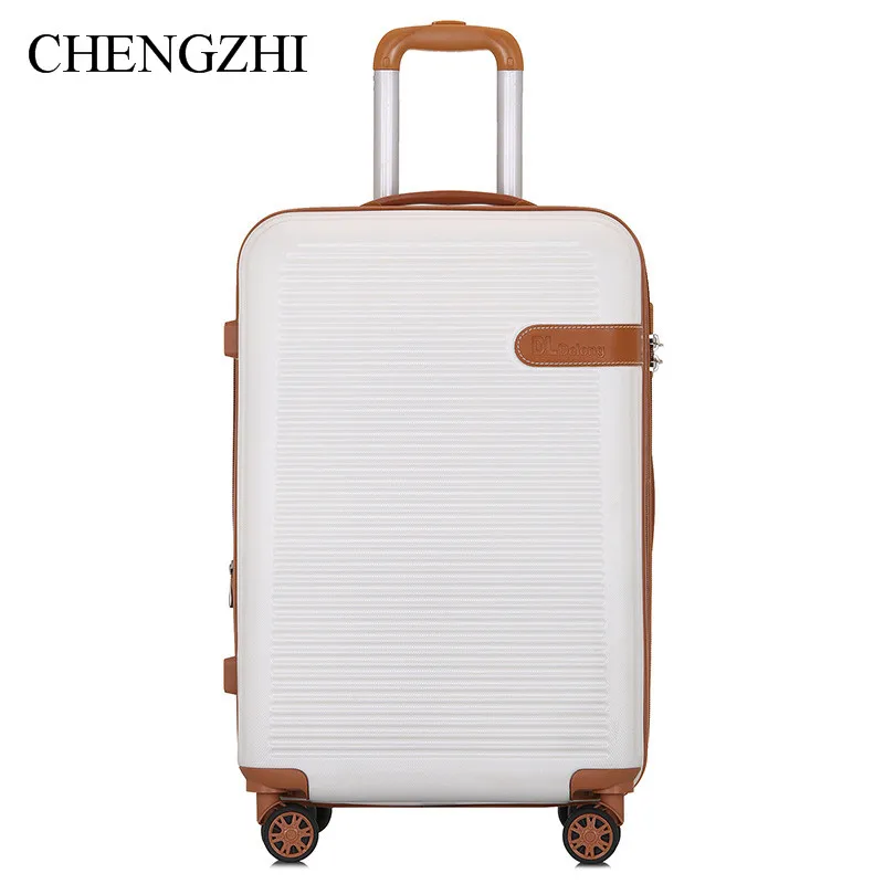 CHENGZHI Новый Расширенный слой чемоданов на колесиках 20 24 28 дюймов брендовый