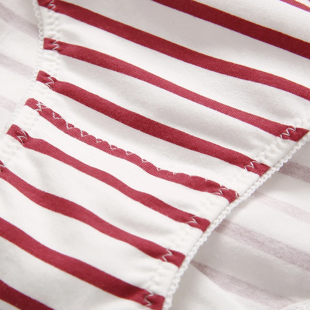 Balabala 2-Pack Striped Cotton Undies for Teenager Girl Puberty Underwear Briefs Calcinha Infantil Majtk with Bow Tie Elast | Мать и