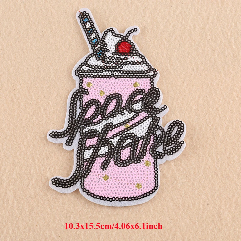 10 шт. блестящая вышитая нашивка для одежды блестящие нашивки куртка джинсы