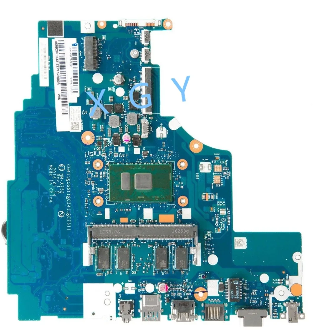 

FOR LENOVO IDEAPAD 310-15ISK Laptop Motherboard 5B20L37431 CG411 CG511 CZ411 CZ511 NM-A752 W I3-6100U CPU