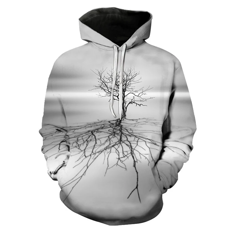 Fashion Sweatshirt Men / Women 3d Hoodies White in the winter Print pattern Slim Unisex Stylish Hooded Asian size | Мужская одежда