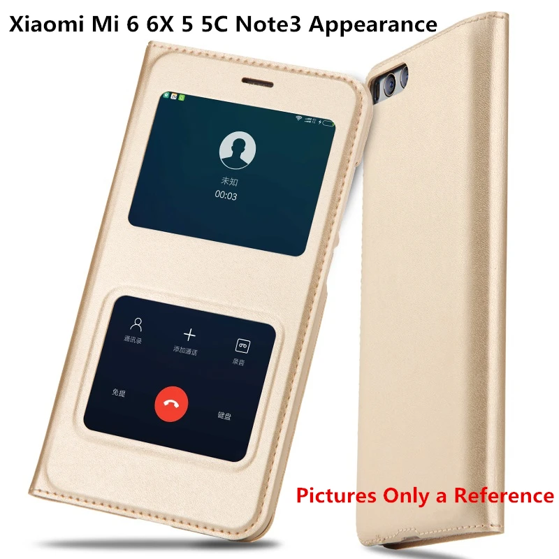 Кожаный чехол с откидной крышкой для Xiaomi Redmi 6 Pro 6A 5 Plus Note 4x Note5 5A чехлы телефонов Mi 6x