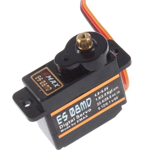 EMAX ES08MD II металлическая Шестерня цифровой сервопривод sg90 ES08A ES08MA MG90S TREX 450|trex 450|emax