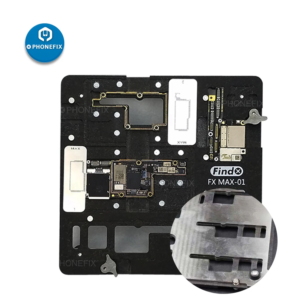 PHONEFIX 3 в 1 Материнская плата, пайка держатель приспособление для iPhone X Xs Max PCB ремонтный инструмент BGA реболлинг трафарет приспособление