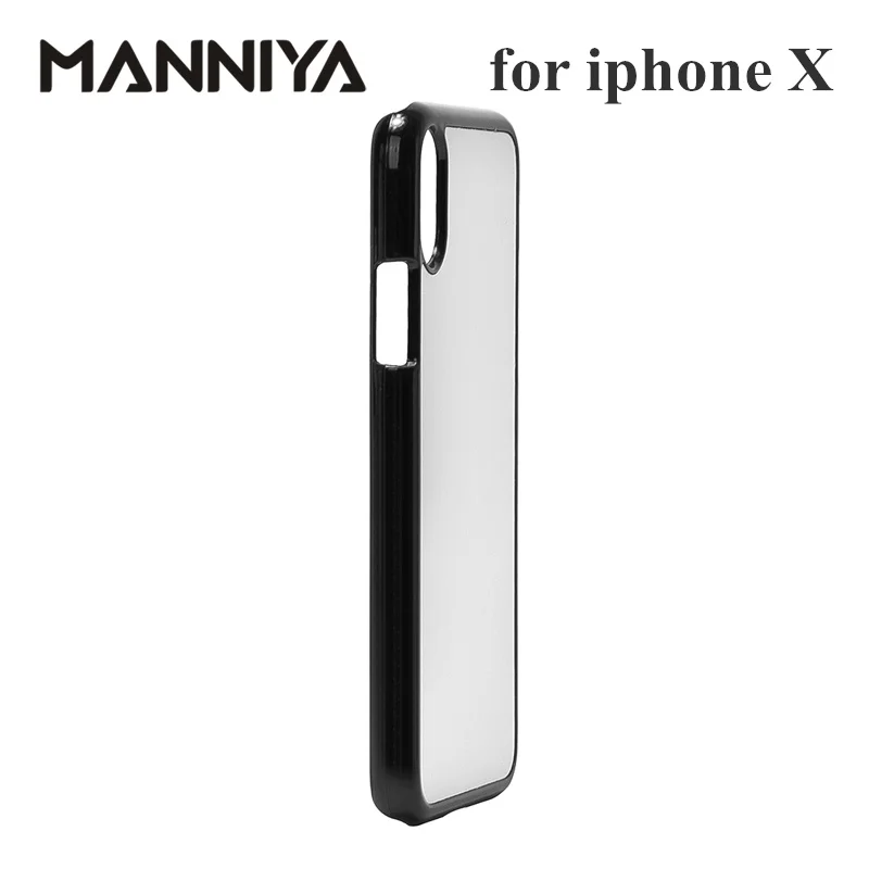 MANNIYA для iphone X XS сублимационный пустой пластиковый чехол с алюминиевыми вставками