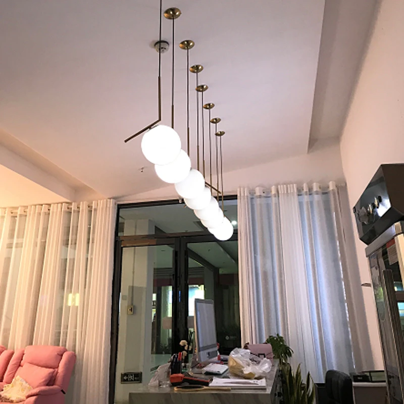 Женская Современная Подвесная лампа для спальни подвесной светильник лампы