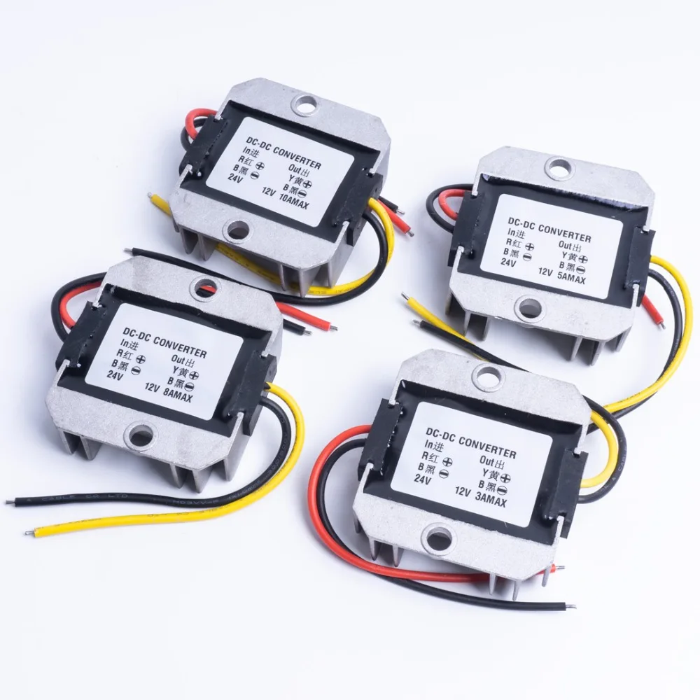 Преобразователь напряжения постоянного тока 24V в 12V 3A 5A 8A 10A Шаг вниз Напряжение редуктор CE по ограничению на использование опасных материалов в производстве Сертифицированный