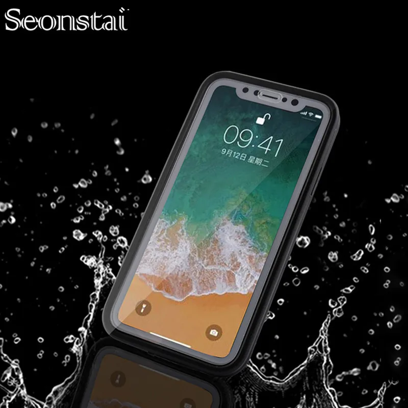 

Waterproof Shockproof Phone Case for iPhone 6 6s 7 8 Plus Case Swimming Diving Freefall TPU Cover for iPhone X XS XR XS Max Capa