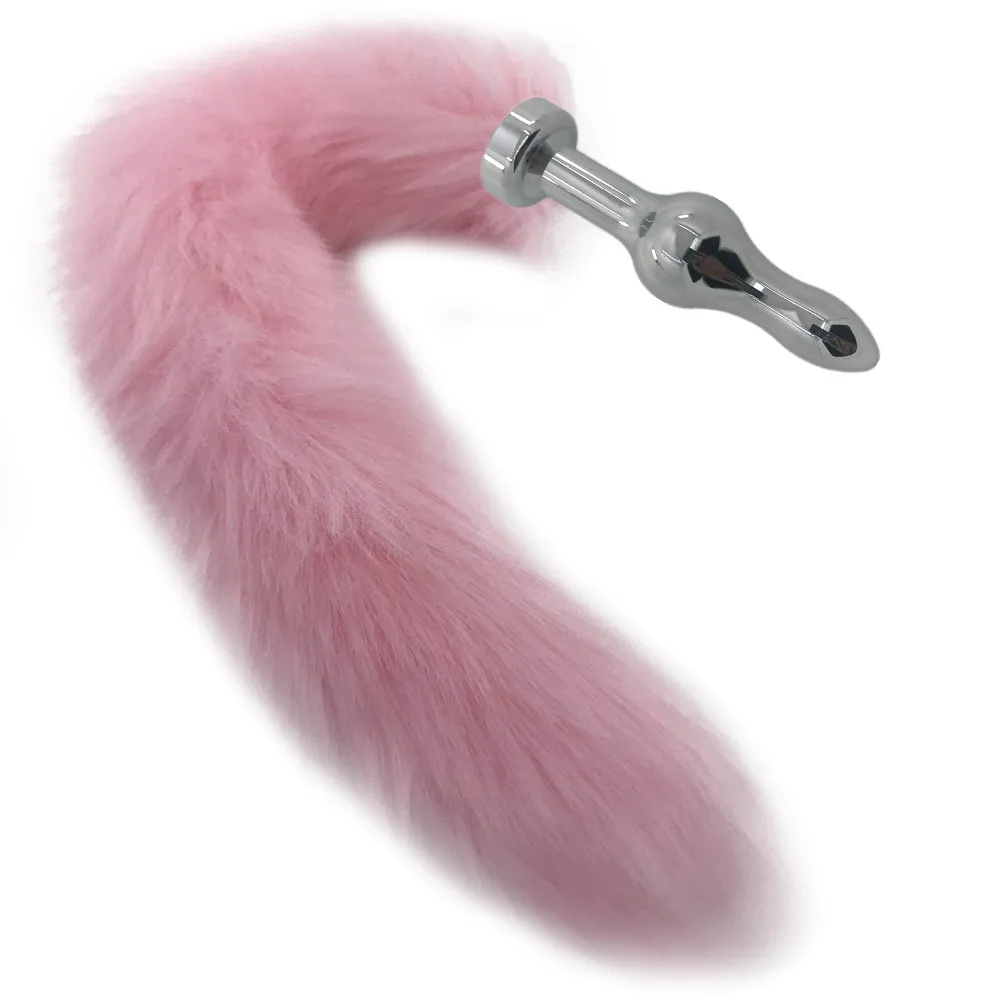 Anal Sex Toys For Women Men Adult Product Metal Plug Rabbit Tail Butt Furry Vagina Anus Toy Prostate Massager | Красота и здоровье